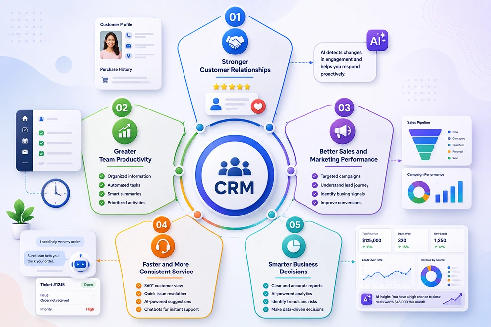Key Benefits of Using a CRM